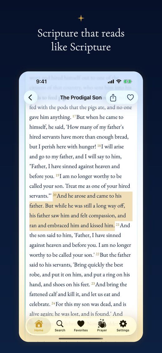 A passage with a highlighted verse
