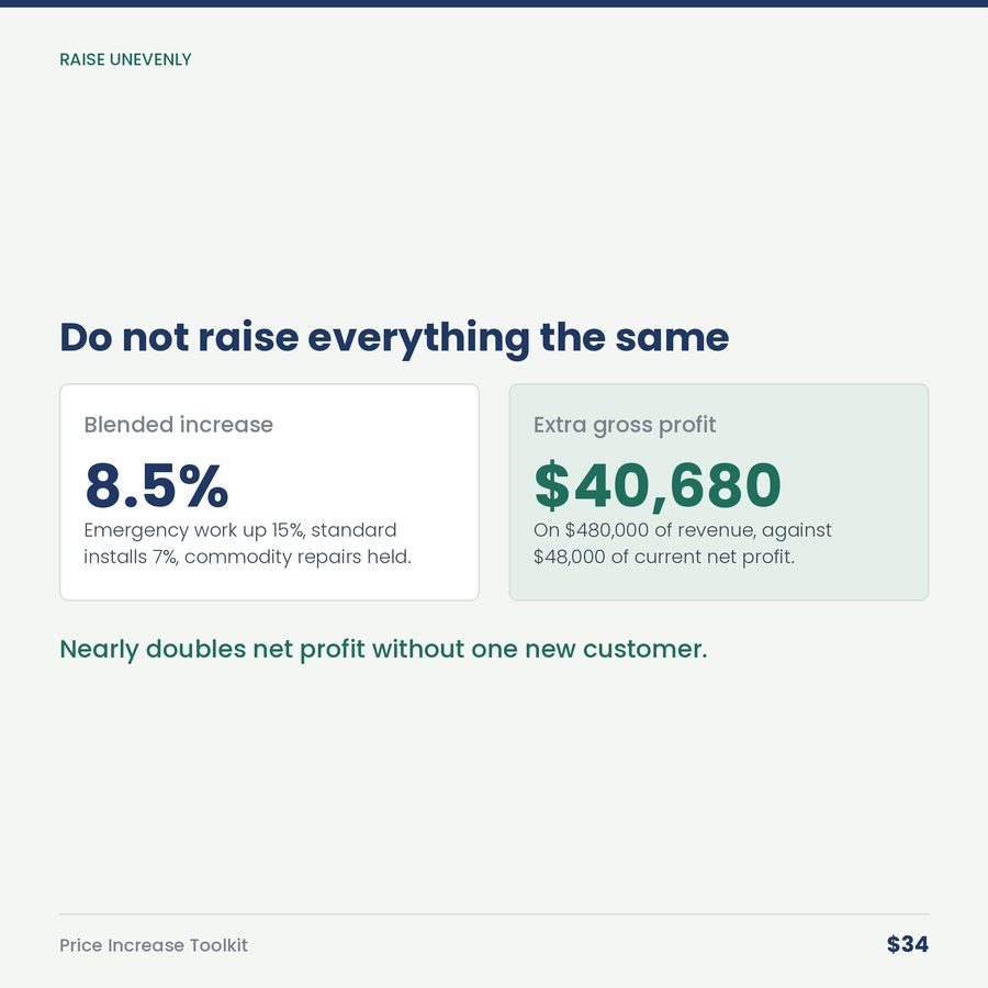 Price Increase Toolkit — compare
