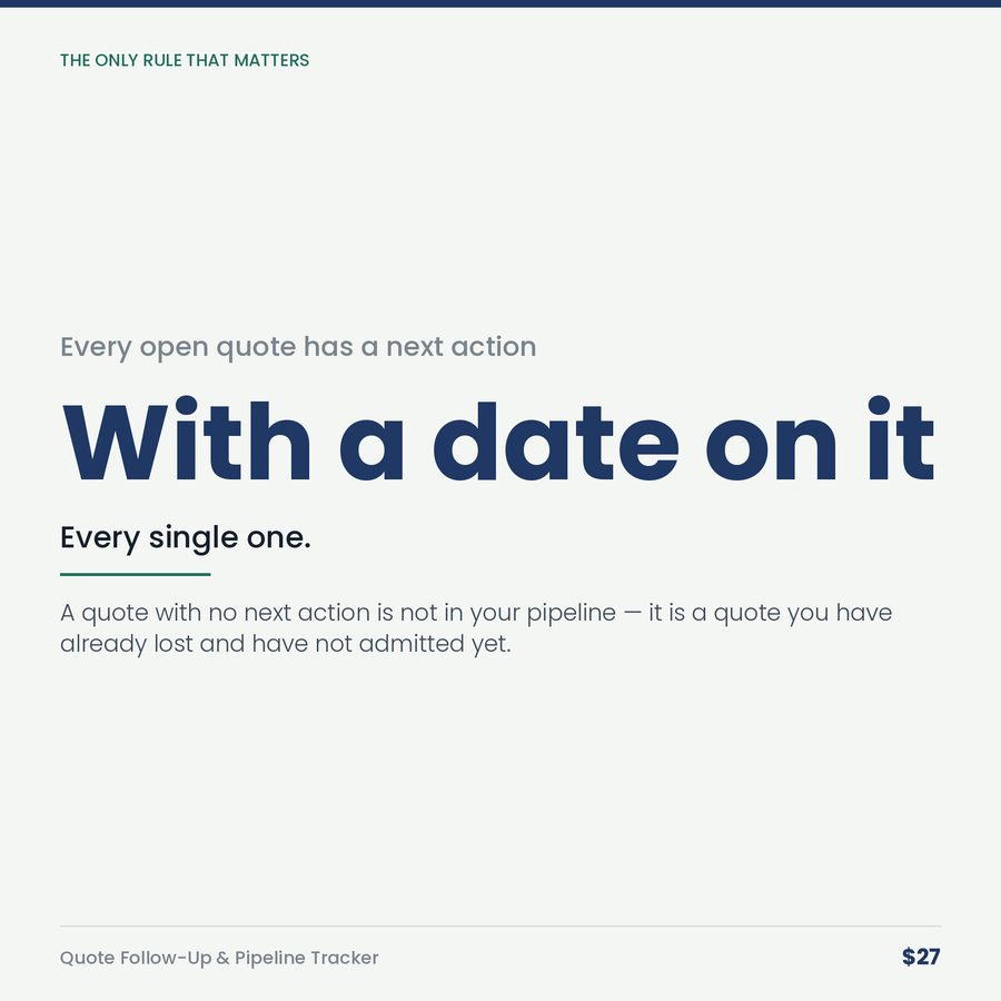 Quote Follow-Up & Pipeline Tracker — stat