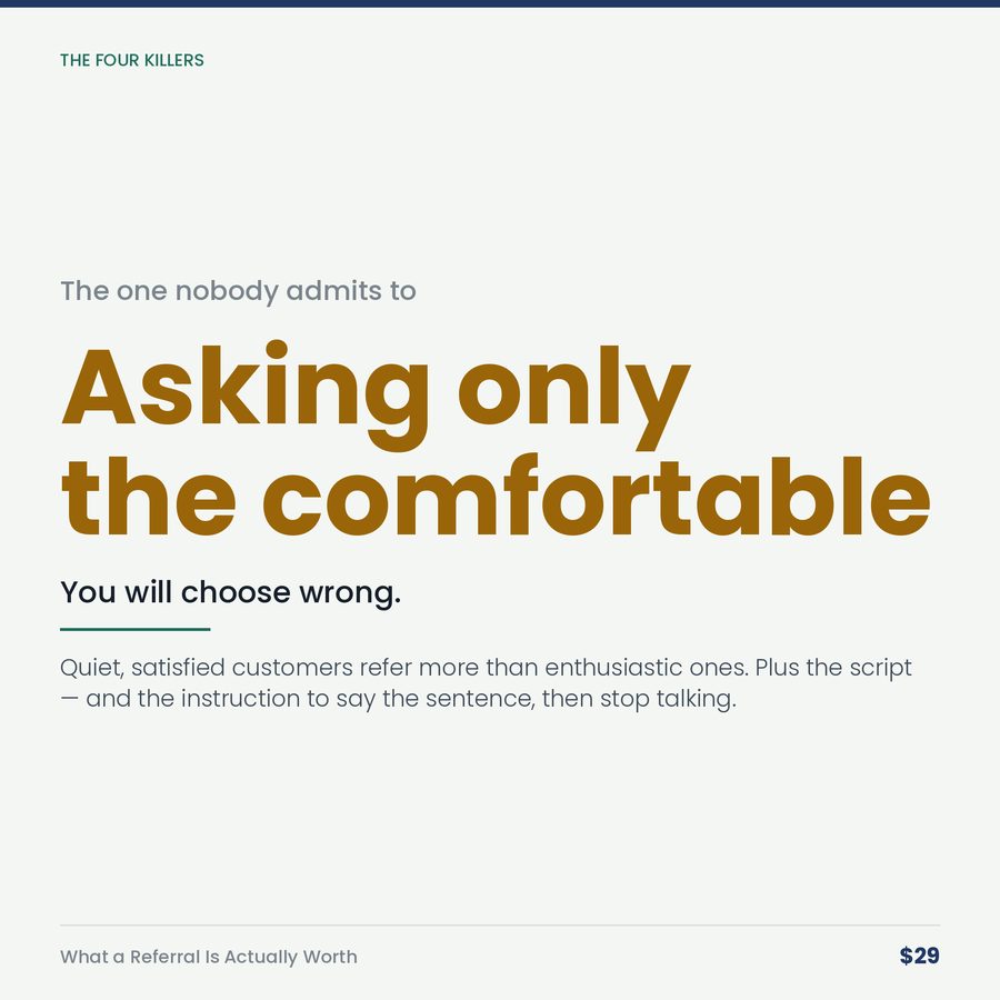 What a Referral Is Actually Worth — stat