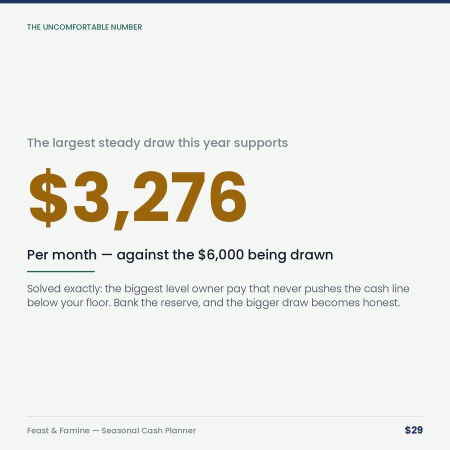 Feast & Famine: The Seasonal Cash Planner — stat