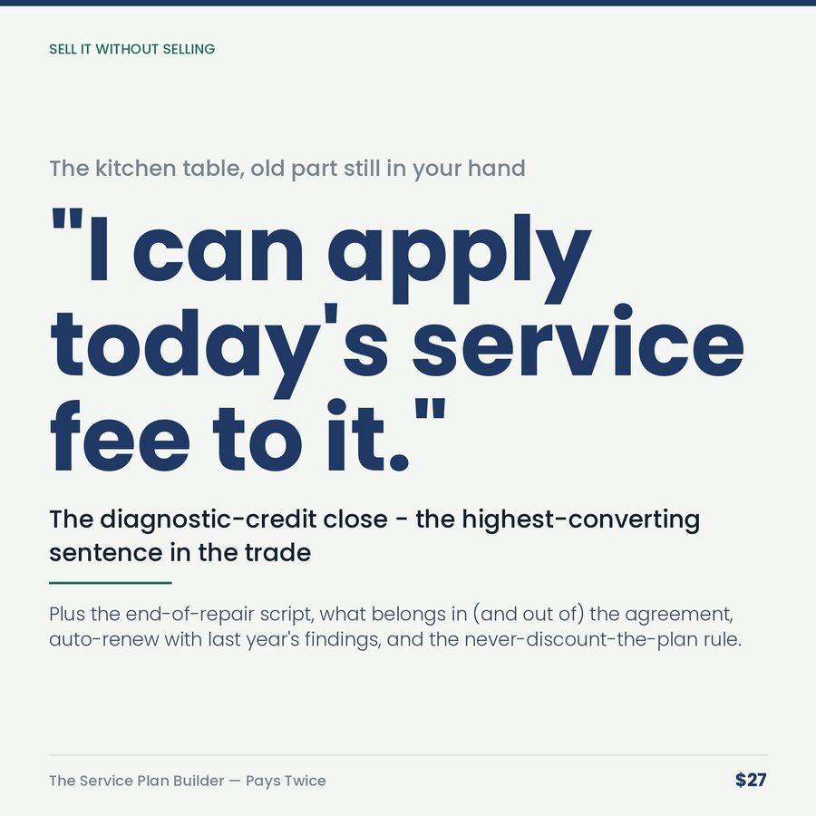 The Service Plan Builder: Maintenance Agreements That Pay Twice — stat