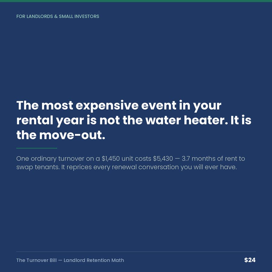 The Turnover Bill: Tenant Turnover Cost & Retention Math — quote