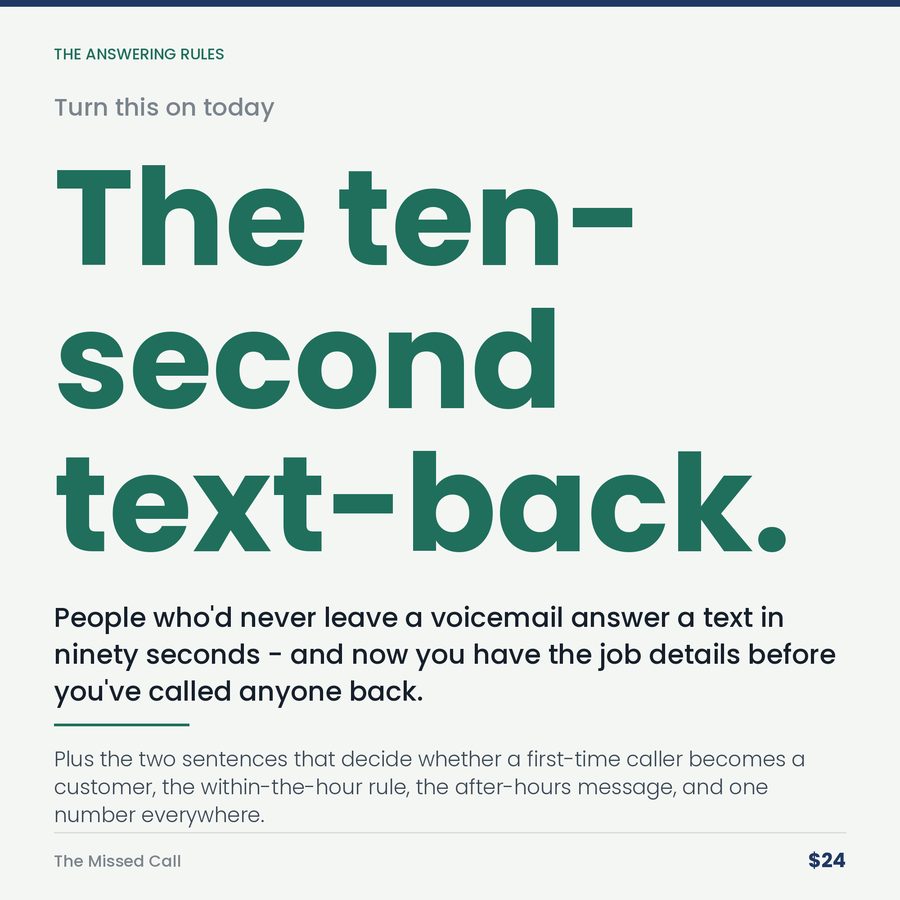 The Missed Call: Your Voicemail Is the Most Expensive Employee You Have. — stat
