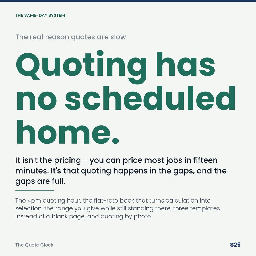 The Quote Clock: The Fastest Quote Wins More Often Than the Cheapest One. — stat