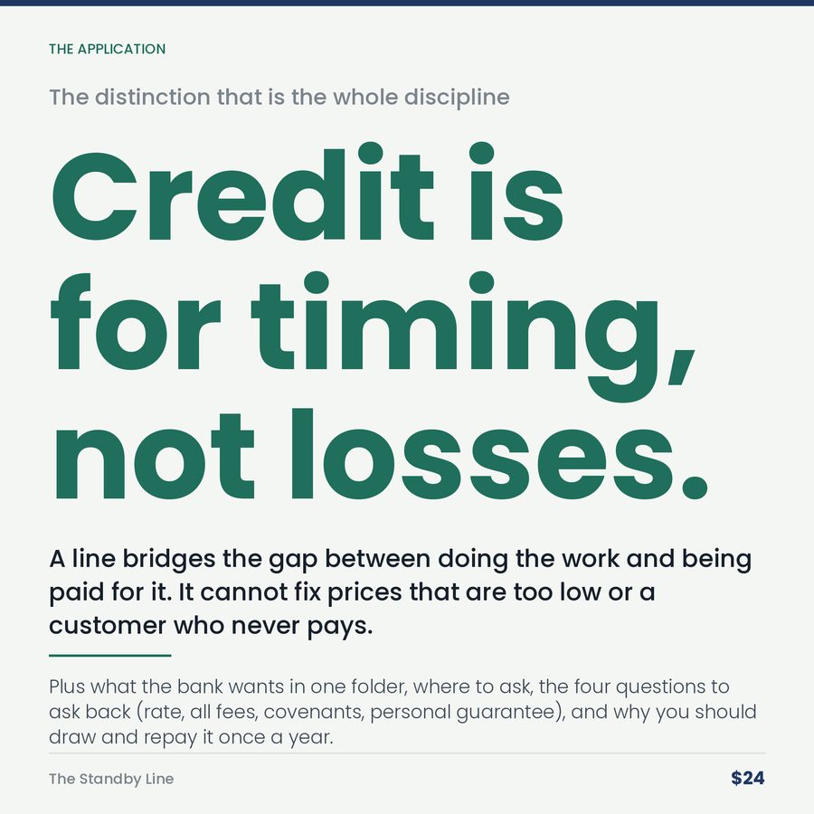 The Standby Line: Apply for Credit in the Best Month You've Ever Had, Not the Worst. — stat