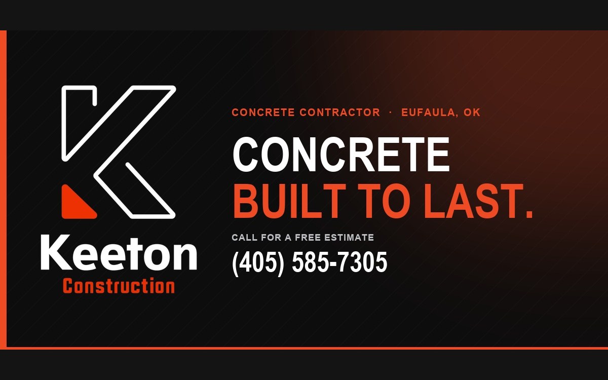 Keeton Construction — concrete contractor website built by Decision Insight Partners